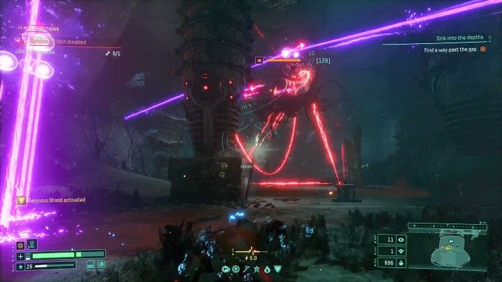 Bardzo trudnym przeciwnikiem jest zniekształcona istota, z którą będziecie musieli się zmierzyć mniej więcej w połowie drogi do ostatniego bossa gry Returnal - Returnal: Blizny Głębi/Abyssal Scar - biom - Returnal - poradnik do gry