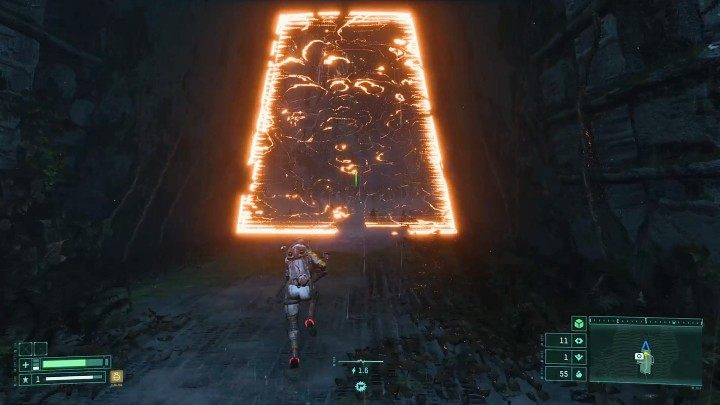 Po zdobyciu wyżej opisanego Artefaktu możecie podejść do pomarańczowej bariery i wykonać zwykły atak wręcz, a Selene natychmiast rozbije przeszkodę - Returnal: Pomarańczowe pole siłowe - jak zniszczyć? - Returnal - poradnik do gry