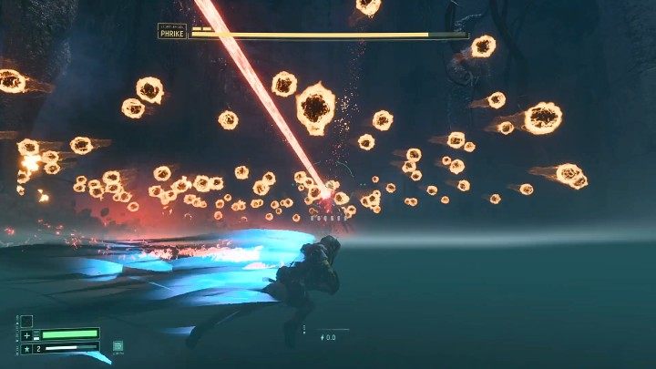 Pod koniec eksploracji Zarośniętych Ruin będziecie musieli zmierzyć się z pierwszym bossem gry Returnal, Phrike - Returnal: Zarośnięte Ruiny/Overgrown Ruins - biom - Returnal - poradnik do gry