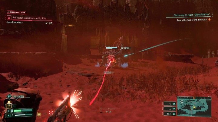 Pierwszym groźnym przeciwnikiem, którego możecie napotkać na swojej drodze w trakcie eksploracji Karmazynowych Pustkowi, jest istota przypominająca gigantycznego żółwia - Returnal: Karmazynowe Pustkowia/Crimson Wastes - biom - Returnal - poradnik do gry