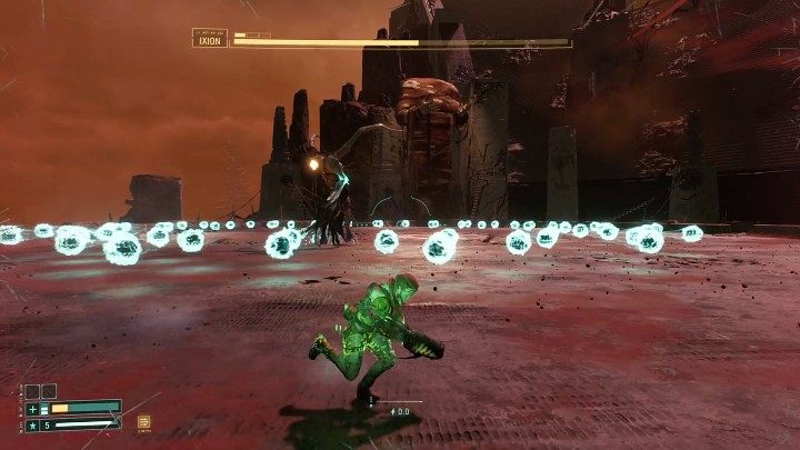 Pod koniec eksploracji Karmazynowych Pustkowi będziecie musieli zmierzyć się z drugim bossem gry Returnal, Iksjonem - Returnal: Karmazynowe Pustkowia/Crimson Wastes - biom - Returnal - poradnik do gry