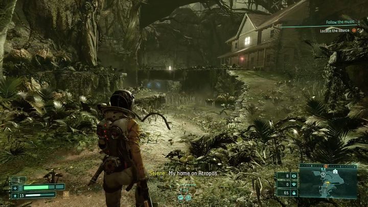 Ruiny pogłosu są bardzo podobne do Zarośniętych Ruin, jednak obszar tego biomu jest bardziej zielony - wszędzie rosną różnego rodzaju rośliny, drzewa i pnącza - Returnal: Ruiny Pogłosu/Echoing Ruins - biom - Returnal - poradnik do gry