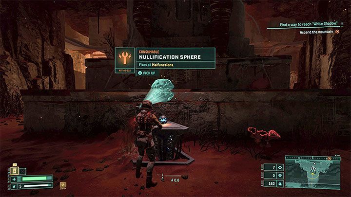 Zniekształcenia obrazu mogą być wynikiem wystąpienia uszkodzenia pancerza (Malfunction) - Returnal: Mapa - dlaczego zniknęła? - Returnal - poradnik do gry