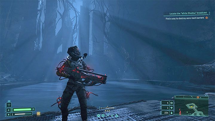 Selene może jednocześnie mieć przyczepionych kilka różnych pasożytów do swojego skafandra - Returnal: Pasożyty - czym są? - Returnal - poradnik do gry