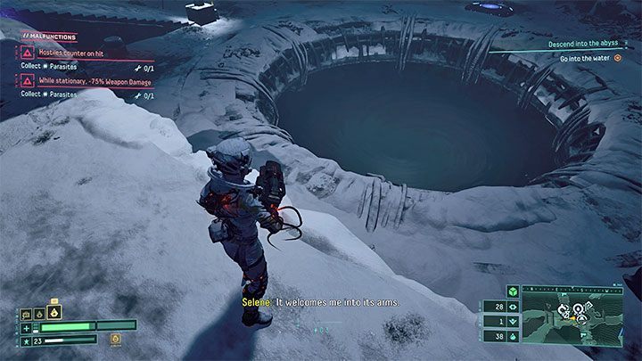 Gra wymusi od razu przetestowanie Obciążenia hadalnego, gdyż gadżet ten jest wymagany do dotarcia do biomu 6 o nazwie Blizny Głębi - Returnal: Pływanie - czy jest w grze? - Returnal - poradnik do gry