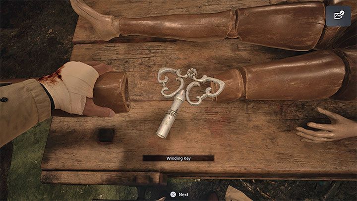 Rozpocznijcie w pomieszczeniu z dużą lalką Doll Woman, w którym zakończona została pierwsza zagadka z piwnicy domu Beneviento - Resident Evil Village: House Beneviento, Zagadka z pozytywką - rozwiązanie - Resident Evil Village - poradnik do gry