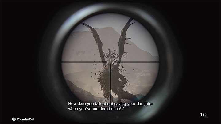 Boss po otrzymaniu dostatecznie dużych obrażeń wzniesie się w powietrze - Resident Evil Village: Lady Dimitrescu, główny pojedynek - boss, jak pokonać? - Resident Evil Village - poradnik do gry