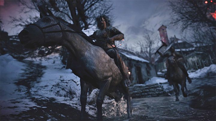 Bitwy z lykanami nie musicie wygrać poprzez zabicie wszystkich potworów - Resident Evil Village: Pierwsza bitwa w wiosce/Village Square - solucja - Resident Evil Village - poradnik do gry