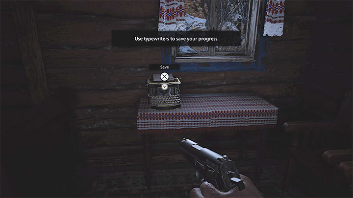 W kościele znajdziecie też pierwszą maszynę do pisania - Resident Evil Village: Pierwsza bitwa w wiosce/Village Square - solucja - Resident Evil Village - poradnik do gry