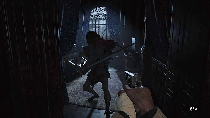 Do pomieszczenia Opera Hall nie możecie wejść korzystając z najbliższych drzwi - Resident Evil Village: Eksploracja dziedzińca, okolic/Castle Courtyard - solucja - Resident Evil Village - poradnik do gry