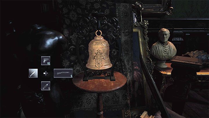Przejdźcie do sąsiedniego pomieszczenia Atelier, w którym znajduje się portret Dimitrescus Portait - Resident Evil Village: Eksploracja dziedzińca, okolic/Castle Courtyard - solucja - Resident Evil Village - poradnik do gry