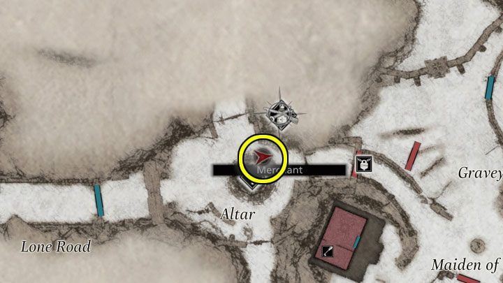 Po powrocie do wioski Dukea odnajdziecie w lokacji Altar, czyli tej, w której znajduje się też tytułowy ołtarz powiązany z jedną z zagadek - Resident Evil Village: Handlarz Duke - Resident Evil Village - poradnik do gry