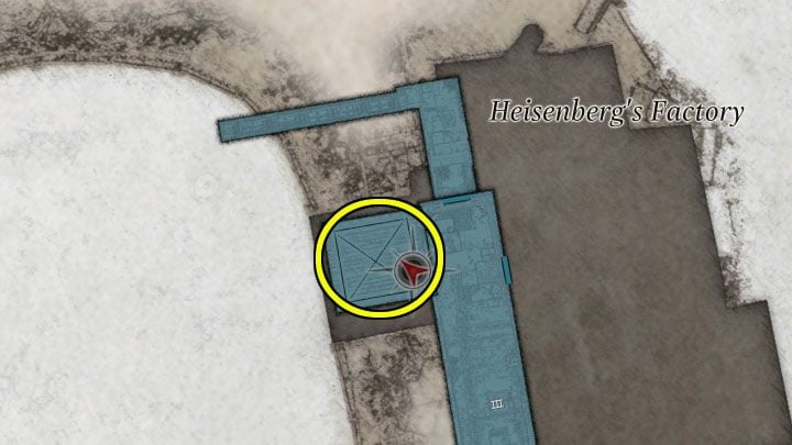 Dukea spotkacie również podczas eksploracji fabryki (Heisenbergs Factory) w końcowej fazie kampanii - Resident Evil Village: Handlarz Duke - Resident Evil Village - poradnik do gry