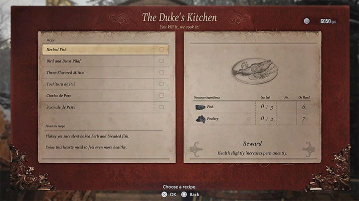 Opcja odblokowywania ulepszeń statystyk staje się dostępna podczas drugiej wizyty w wiosce - Resident Evil Village: Handlarz Duke - Resident Evil Village - poradnik do gry