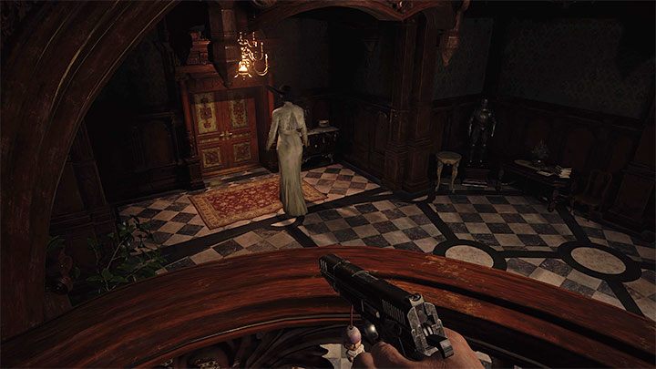 Po tym jak dostatecznie awansujecie w grze Lady Dimitrescu zacznie podróżować po zamku i polować na Ethana - Resident Evil Village: Lady Dimitrescu i jej córki - jak unikać? - Resident Evil Village - poradnik do gry