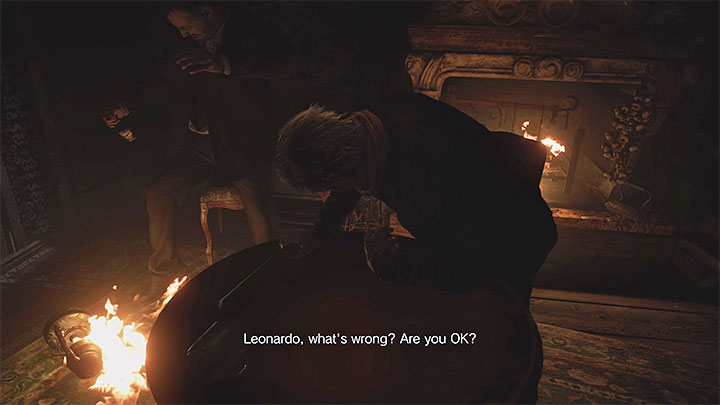 Po uzyskaniu dostępu do domu Luizy i zakończonej modlitwie z udziałem ocalałych mieszkańców wioski Leonardo zacznie przemieniać się w potwora - Resident Evil Village: Elena - czy można odmienić jej los? - Resident Evil Village - poradnik do gry