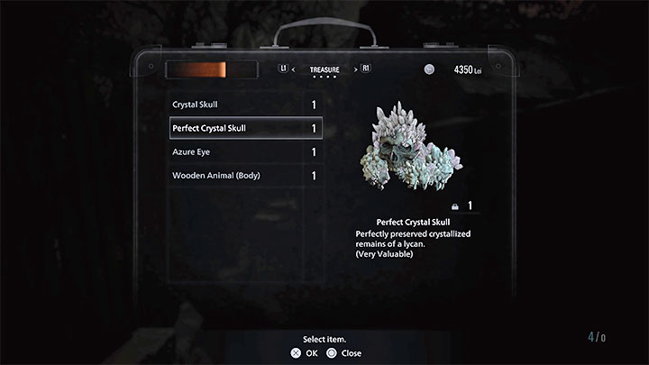 Zdobywane skarby nie zapychają głównego okna inwentarza - Resident Evil Village: Skarby (Treasures) - co dają i po co są? - Resident Evil Village - poradnik do gry