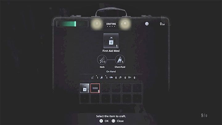 Druga metoda to wytwarzanie lekarstw w oparciu o crafting - Resident Evil Village: Rany - jak leczyć? - Resident Evil Village - poradnik do gry