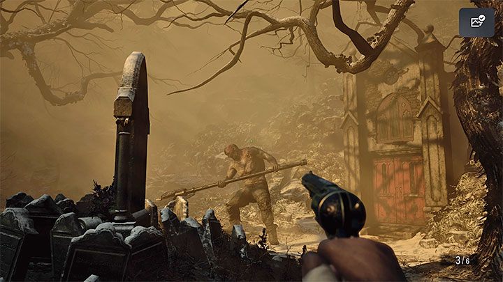 Z nowo pozyskanym przedmiotem questowym powróćcie do nagrobka oznaczonego ikoną złotej skrzyni - Resident Evil Village: Złote skrzynie - mapa, opisy, lista wszystkich - Resident Evil Village - poradnik do gry