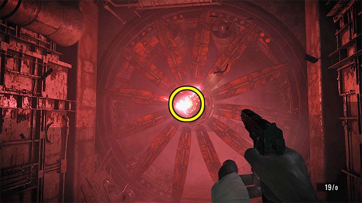 Dotrzyjcie do wielkiego kanału wentylacyjnego Ventilation Duct - Resident Evil Village: Dotarcie na poziom B1, budowa klucza - solucja - Resident Evil Village - poradnik do gry