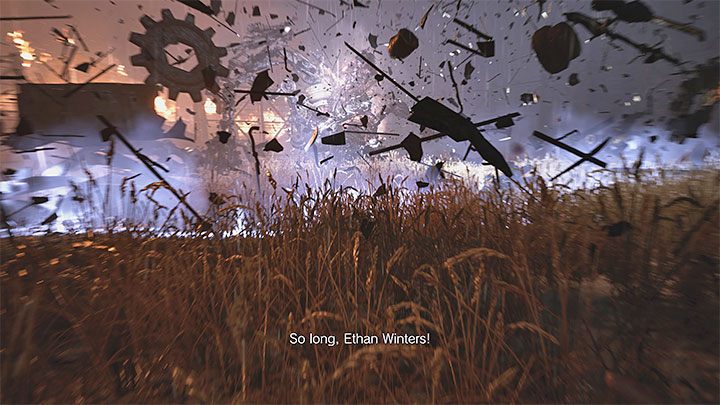 Musicie walczyć do momentu, w którym boss ponownie załączy moc tornada i przyciągnie do siebie głównego bohatera - Resident Evil Village: Pokonanie Prototype Sturm i Heisenberga - solucja - Resident Evil Village - poradnik do gry