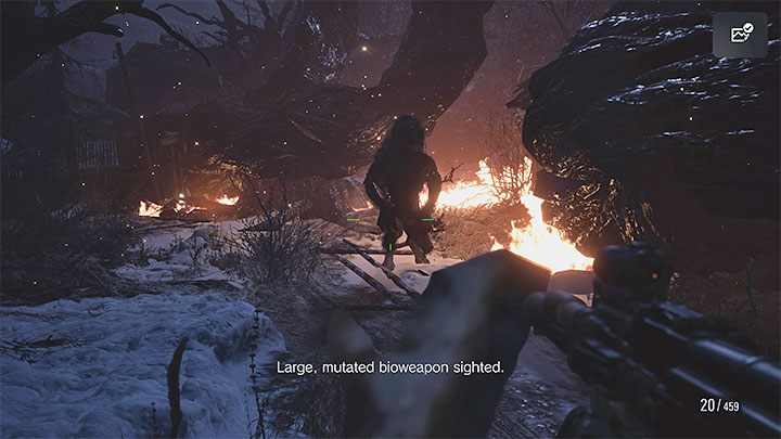 W dalszej fazie przemarszu spodziewajcie się napotkania bestii Varcolac, czyli dużych wilkołaków - Resident Evil Village: Płonąca wioska - solucja, opis przejścia - Resident Evil Village - poradnik do gry