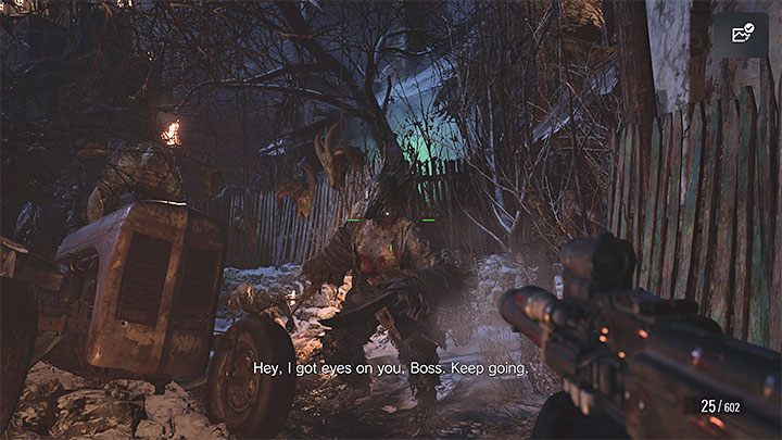 Podczas przeprawy przez wioskę pojawi się też większy, opancerzony przeciwnik - Resident Evil Village: Płonąca wioska - solucja, opis przejścia - Resident Evil Village - poradnik do gry