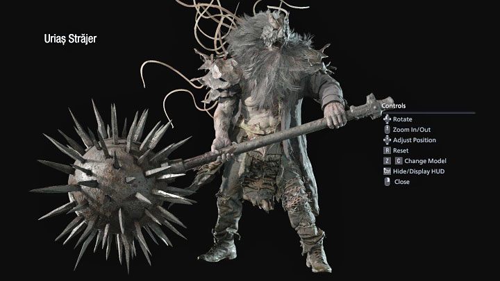 Urias Strajer to alternatywna odmianna Uriasa, czyli bossa, z którym mogliście zmierzyć się podczas eksploracji twierdzy (Stronghold) - Resident Evil Village: Płonąca wioska - solucja, opis przejścia - Resident Evil Village - poradnik do gry