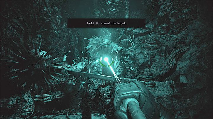 Kluczem do wygrania walki jest używanie wskaźnika laserowego Target Locator - Resident Evil Village: Płonąca wioska - solucja, opis przejścia - Resident Evil Village - poradnik do gry