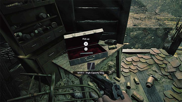 Modyfikację pistoletu M1911 High Capacity Mag możecie pozyskać w trakcie badania zbiornika (Reservoir) - Resident Evil Village: Bronie - lista wszystkich, znajdźki - Resident Evil Village - poradnik do gry
