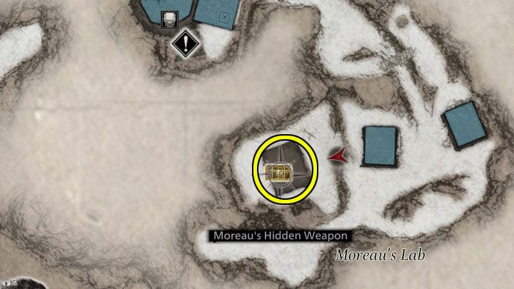 Za metalową bramką znajduje się ścieżka prowadząca do opcjonalnego górskiego obszaru z kilkoma chatkami - Resident Evil Village: Bronie - lista wszystkich, znajdźki - Resident Evil Village - poradnik do gry