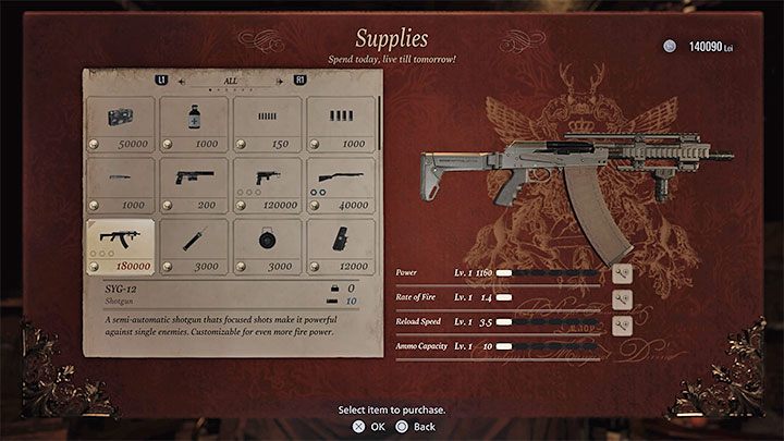 Broń tę sprzedaje Duke, przy czym pojawi się ona w jego ofercie dopiero po tym jak dotrzecie do fabryki Heisenbergs Factory - Resident Evil Village: Bronie - lista wszystkich, znajdźki - Resident Evil Village - poradnik do gry