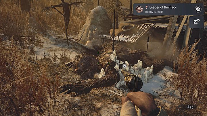 Na polu pojawi się silniejszy Varcolac Alfa - Resident Evil Village: Trofea/Osiągnięcia - lista - Resident Evil Village - poradnik do gry