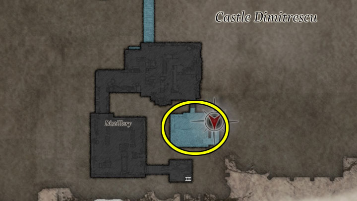 5/20 Koziołka możecie znaleźć tuż po tym jak rozwiążecie zagadkę w pomieszczeniu Hall of Ablution i odblokujecie zejście do piwnicy sąsiadującej z pomieszczeniem Distillery - Resident Evil Village: Koziołki/Goats of Warding - opisy, lista wszystkich - Resident Evil Village - poradnik do gry