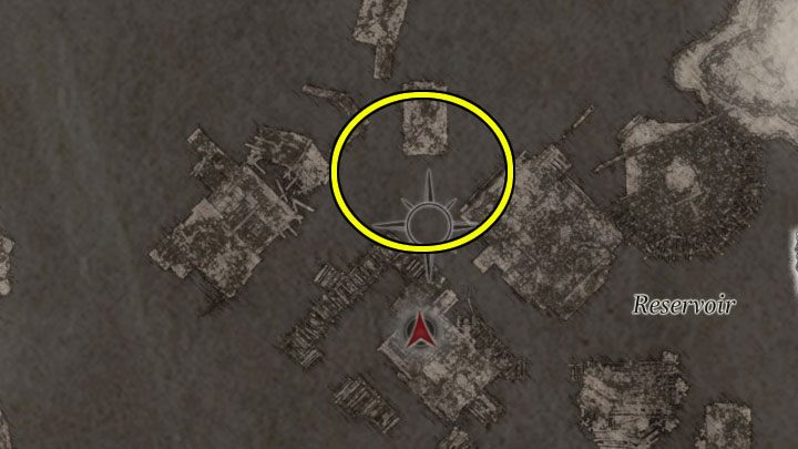 13/20 Koziołka możecie zauważyć w trakcie przeprawy przez centralną częśc zbiornika, czyli przez obszar z licznymi częściowo zalanymi budynkami - Resident Evil Village: Koziołki/Goats of Warding - opisy, lista wszystkich - Resident Evil Village - poradnik do gry