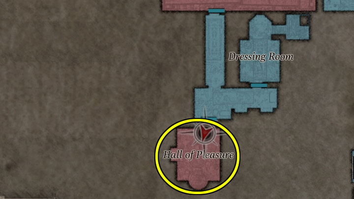 Pierścień Silver Ring możecie znaleźć w pokoju Hall of Pleasure, czyli tym samym, w którym znajduje się przedmiot questowy Mask of Pleasure - Resident Evil Village: Silver Ring i Azure Eye - jak znaleźć i połączyć? - Resident Evil Village - poradnik do gry