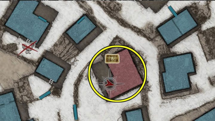 Skarb ten jest w budynku w wiosce oznaczonym ikoną złotej skrzyni - Resident Evil Village: Wioska, 2. wizyta i kolejne - Skarby (Treasures), lista - Resident Evil Village - poradnik do gry