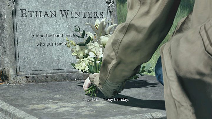 Zakończenie zawiera też dodatkową scenę z udziałem nastoletniej już Rose odwiedzającej grób ojca - Resident Evil Village: Zakończenie - solucja, opis przejścia - Resident Evil Village - poradnik do gry