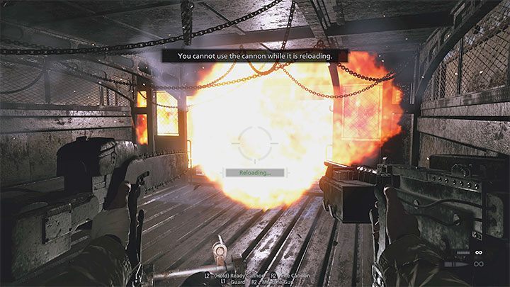 Sterowana przez was maszyna wyposażona jest w dwie bronie - Resident Evil Village: Zmutowany Heisenberg - boss, jak pokonać? - Resident Evil Village - poradnik do gry