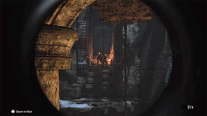 Możecie podążać na przodu na tym piętrze, na którym rozpoczęliście eksplorację twierdzy lub zeskoczyć na niższy poziom - Resident Evil Village: Przeprawa przez Twierdzę/Stronghold - solucja - Resident Evil Village - poradnik do gry