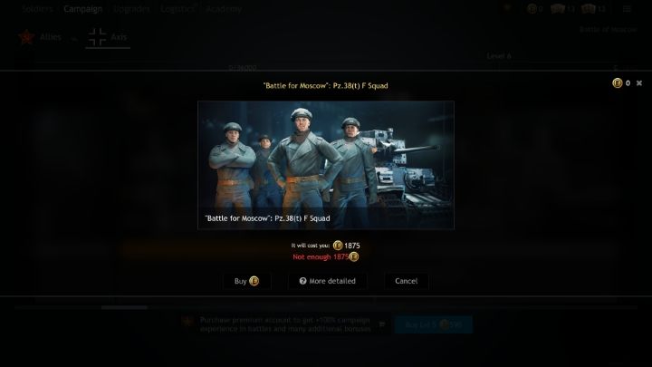 Za walutę premium możesz natychmiastowy szybszy dostęp do większości elementów w grze. - Enlisted: Mikropłatności - jaki mają wpływ na grę? - Enlisted - poradnik do gry