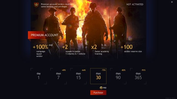 Konto premium oferuje kilka przydatnych bonusów. - Enlisted: Mikropłatności - jaki mają wpływ na grę? - Enlisted - poradnik do gry