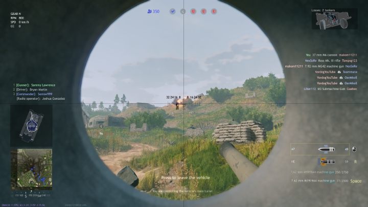 Zielony kolor celownika oznacza, że Twój strzał będzie miał dużą szansę na penetrację pancerza wrogiego czołgu. - Enlisted: Czołgi - porady, sterowanie - Enlisted - poradnik do gry