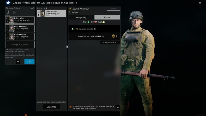 Jeden żołnierz może być przypisany do jednego oddziału. - Enlisted: Wielkość oddziału - jak zwiększyć? - Enlisted - poradnik do gry