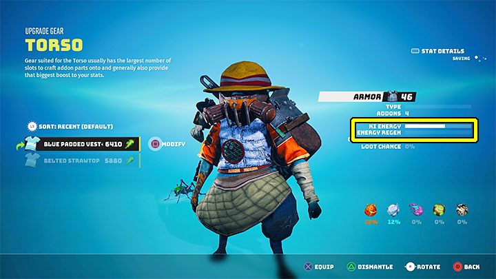 Maksymalną ilość gromadzonej energii ki oraz tempo jej odnawiania możecie też tymczasowo poprawiać dzięki wyposażaniu głównego bohatera w odpowiedni sprzęt - Biomutant: Energia ki - jak regenerować? - Biomutant - poradnik do gry