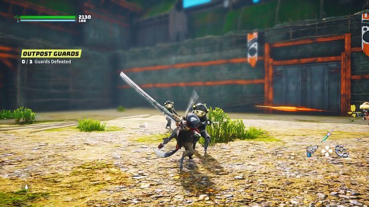 Po wejściu na arenę będziecie musieli pokonać kolejnych strażników - Biomutant: Początek wojny plemion/The Tribe War Begins - solucja - Biomutant - poradnik do gry