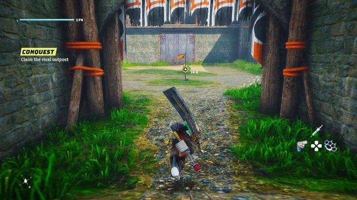 Podejdźcie do głównego znacznika misji, a Wasz bohater automatycznie przejmie placówkę plemienia Jagnich - Biomutant: Początek wojny plemion/The Tribe War Begins - solucja - Biomutant - poradnik do gry