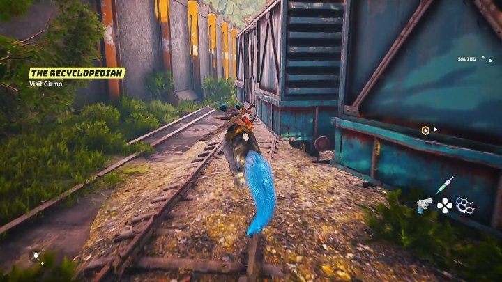 Udajcie się do Ciuchciowni - miejsca oznaczonego na mapie świata - Biomutant: Ciuchciownia/The Chugyard - solucja, opis przejścia - Biomutant - poradnik do gry