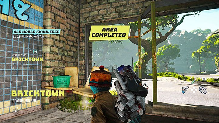 Gra na bieżąco aktualizuje listę rzeczy do odkrycia, a także poinformuje Was o zbadaniu lokacji w 100 procentach - Biomutant: Lokacje w 100% - jak zaliczyć? - Biomutant - poradnik do gry