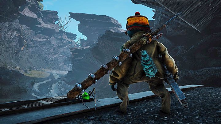 Odszukajcie znacznik pobocznego questu dla tego skafandra na mapie świata - Biomutant: Skafandry/kombinezony - jak zdobyć? - Biomutant - poradnik do gry
